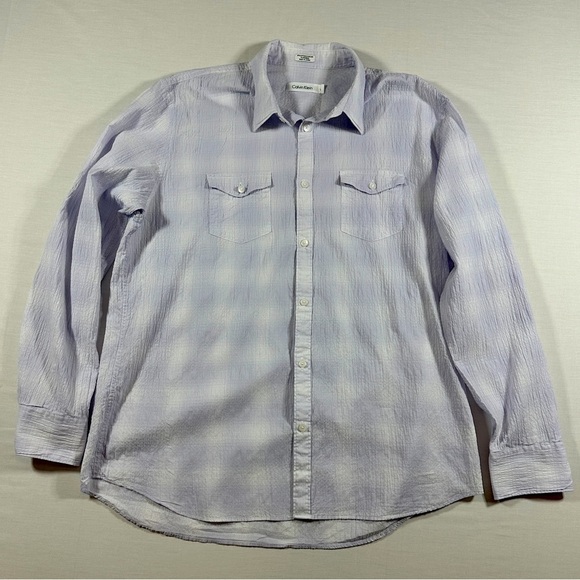 Calvin Klein Other - Men’s Calvin Klein Gauze Shirt Size Large​​​​